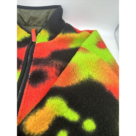 Nike Air Jordan Flight MVP Infrared Heat AOP Deep Pile Fleece DV1611-612 SZ 2XL - Picture 16 of 16